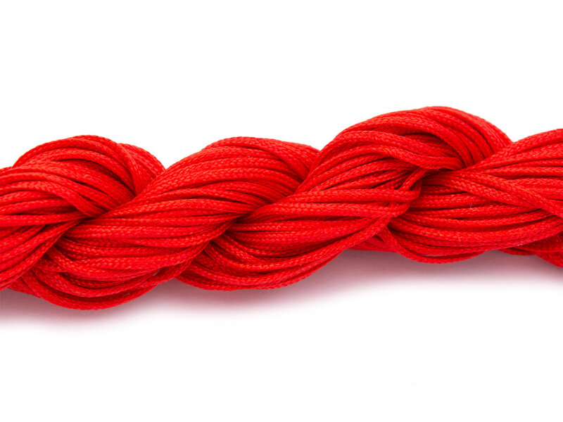 Nylonband in rot 24m