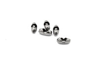 Verschlüsse für 1,5mm Kugelkette in gunmetal...