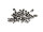 Verschlüsse für 1,5mm Kugelkette in gunmetal 40er Set