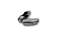 Verschlüsse für 2mm Kugelketten in gunmetal...