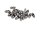 Verschlüsse für 3mm Kugelketten in gunmetal 20er Set