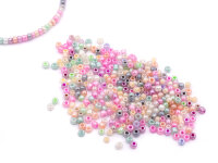 Rocailles Perlen Pastell Farbmix 3 mm 10 Gramm ca 400...
