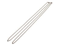 Kette in antik bronzefarben 60cm 2er Set