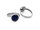 Ringrohlinge aus 304 Edelstahl in platinfarben für 10 mm Cabochons 2 Stück