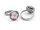 Ringrohlinge aus 304 Edelstahl in platinfarben für 12 mm Cabochons 2 Stück