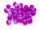 Crackleglasperlen in magenta und weiß 10 mm 30 Stück