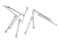 Verbinderstange in platinfarben 40mm 10 Stück