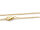 Edelstahlkette Gold 50cm fertige Gliederkette 2x1,5 mm IP-Beschichtung 18K vergoldet 1 Stück