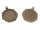 Fassungen in antik bronzefarben für 25 mm Cabochons 4 Stück