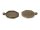Fassungen in antik bronzefarben für 25 mm Cabochons 4 Stück