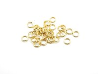 Biegeringe in goldfarben 8 mm 50 Stück