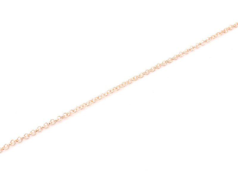 Gliederkette in roségoldfarben 2m