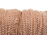 Gliederkette in roségoldfarben 2m