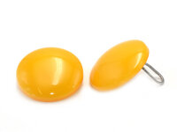Ohrclips mit rundem Cabochon in bernstein 30mm 2 Stück