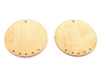 Messingplatte als Verteiler in antik goldfarben 45mm 2...