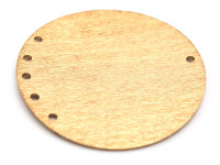 Messingplatte als Verteiler in antik goldfarben 45mm 2...