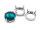 Krampenfassungen für 14 mm Cabochons in platinfarben 8 Stk.
