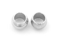 Quetschperlen in platinfarben 2mm 200 Stück