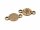 kleine Verbinder Kompass in antik bronzefarben 10er Set