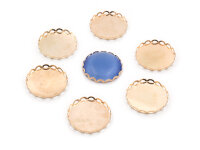 10 Fassungen für 18 mm Cabochons...