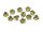 10 Glasblumen in taupe 9 mm