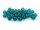 20 Glasschliffperlen in petrol, 8 mm