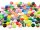 20 Cabochons 10 mm Resin gestreift (zweite Wahl)