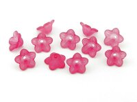 20 Blüten in pink, 13 mm