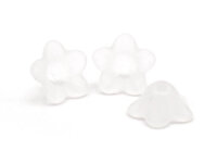 20 Blüten in weiss, 13 mm
