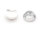 marmorierte Cabochons aus Howlith 8 mm 2 Stück