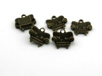 6 kleine Sofas in vintage Bronze