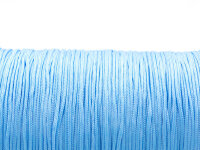 Polyesterkordel in hellblau 1mm 10m