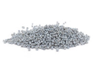 Rocailles Perlen in grau 3mm 40g