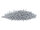 Rocailles Perlen in grau 3mm 40g
