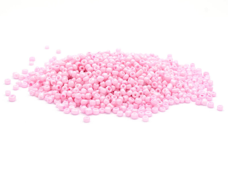 Rocailles Perlen in rosa 3mm 40g