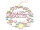 Wanddeko mit Schriftzug Happy Easter aus Holz