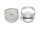 Ringrohlinge aus 304 Edelstahl in platinfarben für 16 mm Cabochons 2 Stück