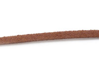 Band aus Wildlederimitat in hellbraun 3mm breit 4m