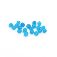 Perlen aus natürlicher Jade in hellblau 3x4 mm 20...