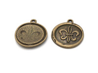 Anhänger als Siegel fleur de lis in antik...