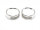 Schiebeperle für 11 mm Cabochons silberfarben 4 Stück