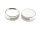 Schiebeperle für 11 mm Cabochons silberfarben 4 Stück