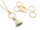 Ringe als Verbinder 18K Gold Beschichtung 15 mm 2 Stück