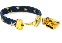 Endkappen in antik goldfarben für 10 mm Bänder...