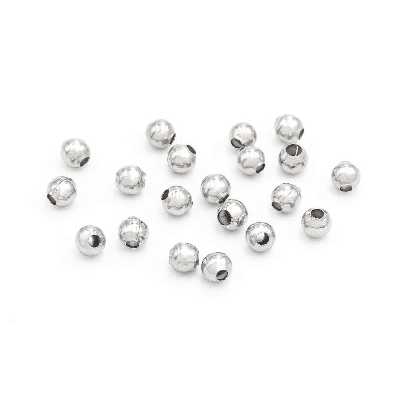 Zwischenperlen aus 316 Edelstahl 3 mm 20 Stück