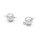 Magnetverschlüsse Kugel 304 Edelstahl 15x10 mm Platinfarben 2 Stück