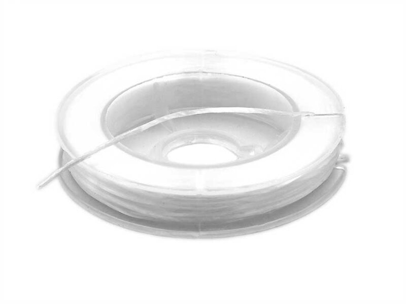 Elastisches Garn 0,6 mm 1 Rolle mit 10 m