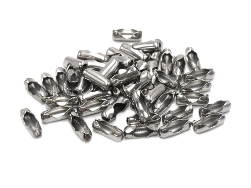 Verschlüsse für 3,5mm Kugelketten aus 304 Edelstahl 10er Set