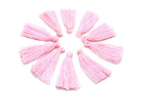Quasten in rosa 10 Stück