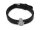 Uhrenarmband aus Silikon in schwarz 1 Stück